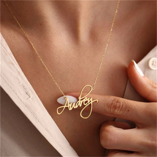 Custom Name Necklace - Font Audrey