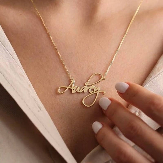 Custom Name Necklace - Font Audrey